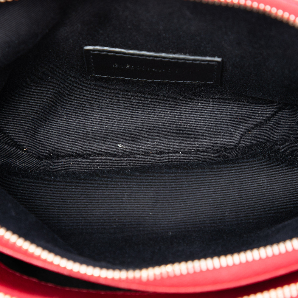 Pre-Loved Saint Laurent Mini Quilted Lambskin Becky Double Zip Crossbody - Picture 4 of 6